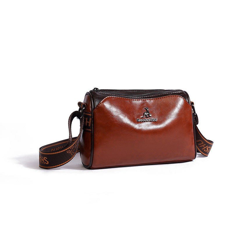 🔥【45% ZĽAVA】👜👜Veľkokapacitná mäkká kožená kabelka, dámska taška cez rameno
