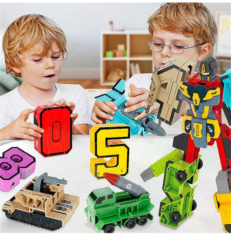 🔥【Najbolje prodajana】🧒Digitalno transformirajoča se robotska igrača za otroke