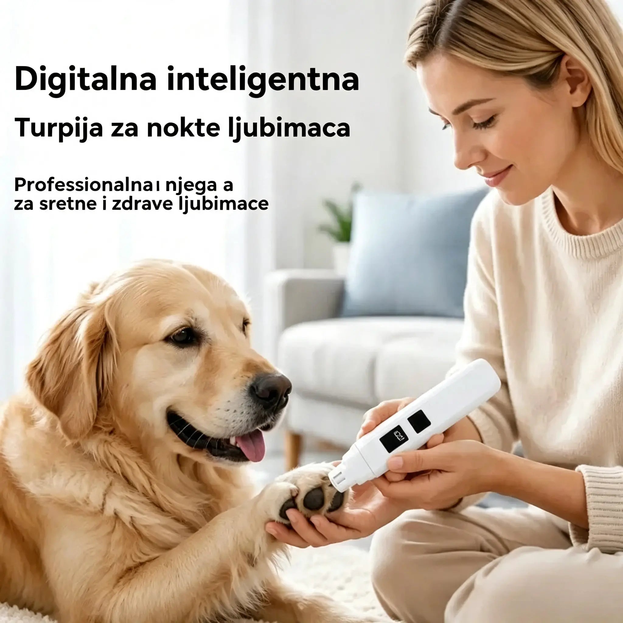 🔥【Kupite 1, dobijte 1 gratis】🐱🐶 Električna turpija za nokte za kućne ljubimce s LED indikatorom napajanja