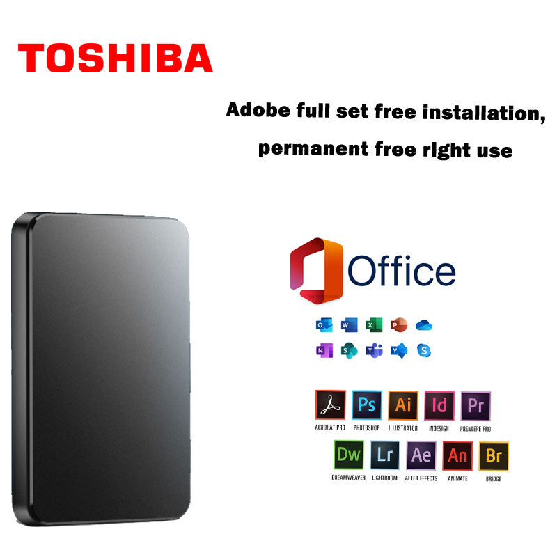 🔥Vanjski tvrdi disk velikog kapaciteta od 20 TB, 50% popusta + besplatni originalni Office + Adobe