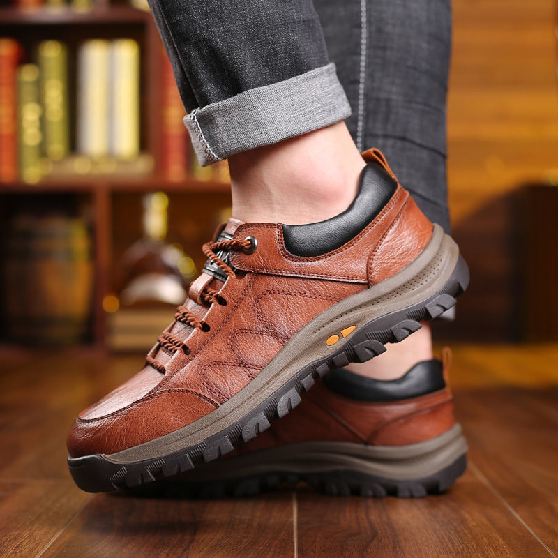 🔥👞Najbolje prodajani 40 % popust – Novi modni moški usnjeni čevlji za začetek jeseni 2025, izjemno udobni