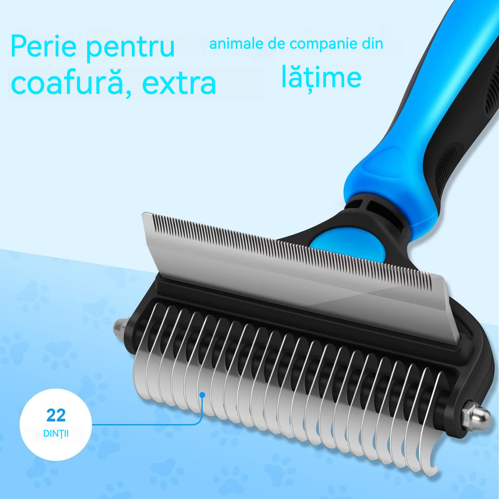 🐾 Perie Profesională pentru Îndepărtarea Părului Mort la Câini și Pisici: Delicată, Eficientă și o Casă Fără Păr! ✨💖