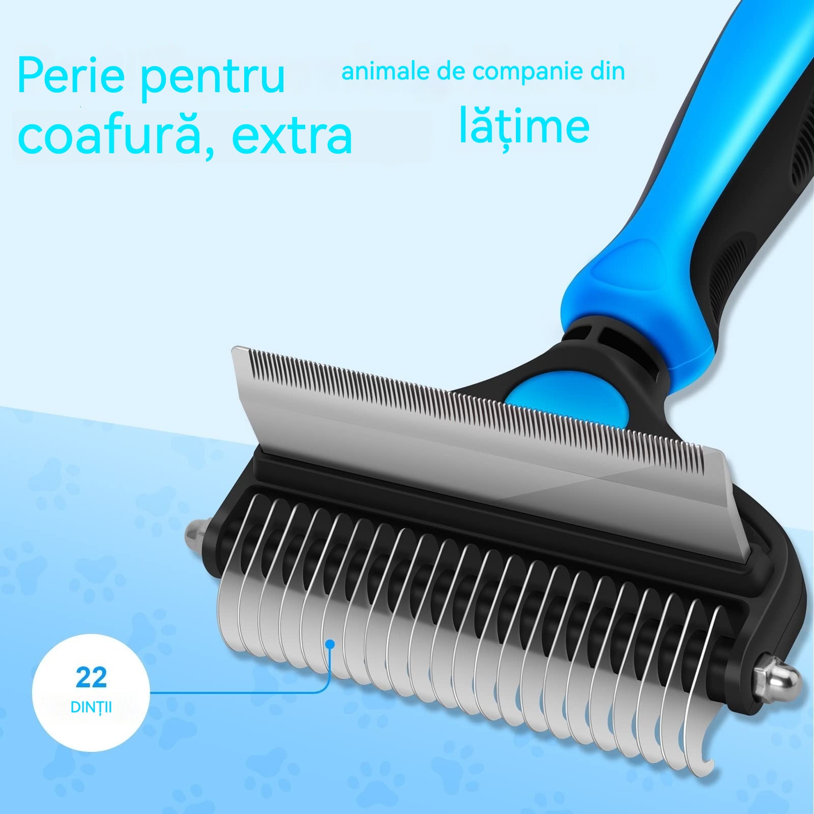 🐾 Perie Profesională pentru Îndepărtarea Părului Mort la Câini și Pisici: Delicată, Eficientă și o Casă Fără Păr! ✨💖