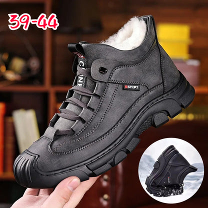 💥【39-44】[Zimsko darilo] Moški usnjeni superge z volno