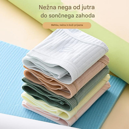 💓(7 kom) Zadnji dan s 50% popustom-- Enostavno in napredno antibakterijsko žensko spodnje perilo z visokim pasom, za ženske od 70-180 kg