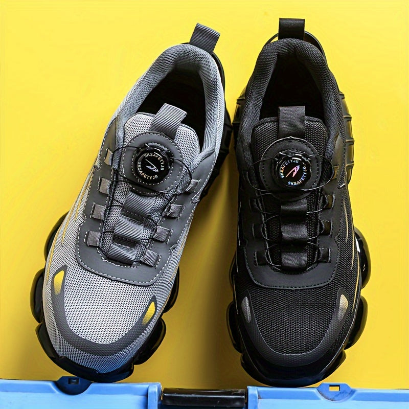 🥾🔥🔥 50% ZĽAVA – 42€ namiesto 84€! Pracovné topánky Knauf – oceľová špička, odolné voči nárazu aj prepichnutiu, pohodlné a protišmykové.