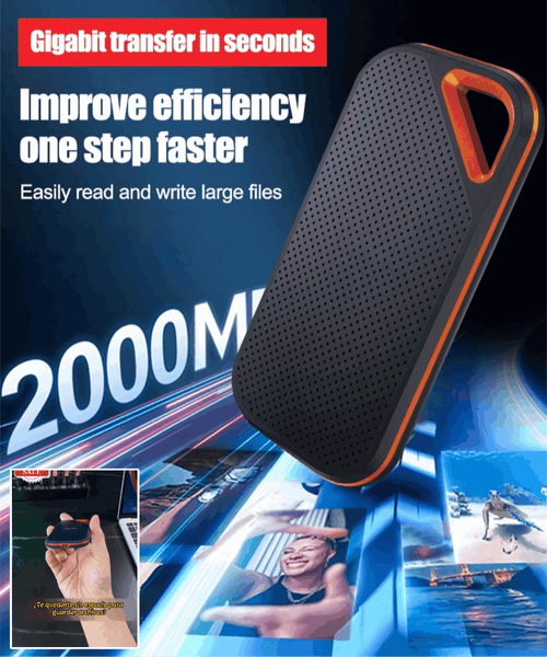 【Poslední den s 50% slevou】【32TB】Vysokorychlostní mobilní SSD disk