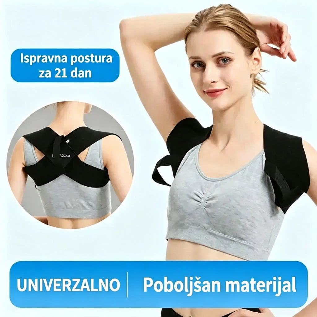 🔥Korektor držanja s trakama otpora | Trenirajte prsa, leđa i ramena kod kuće | Poboljšajte držanje i izgledajte uspravnije