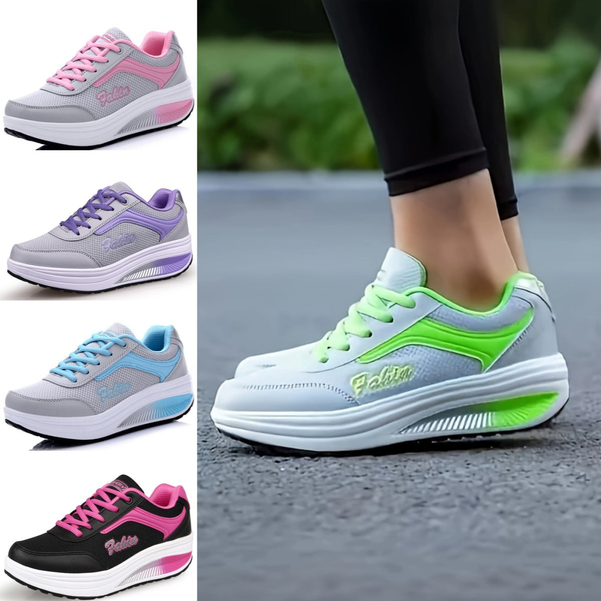 🔥【Akcija omejena – Znižanje za 40%】👟【35-43】Nove jesensko-zimske modne ženske športne superge, zračne in udobne