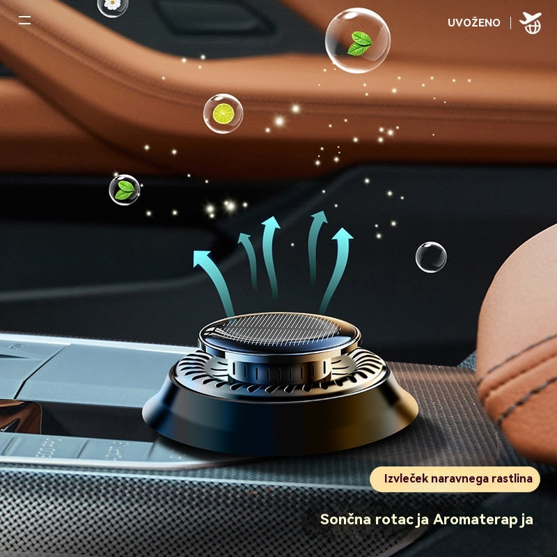🚗✨【Car Essential】Solarni osvežilec zraka za avto, dolgotrajna dišeča dekoracija za avto