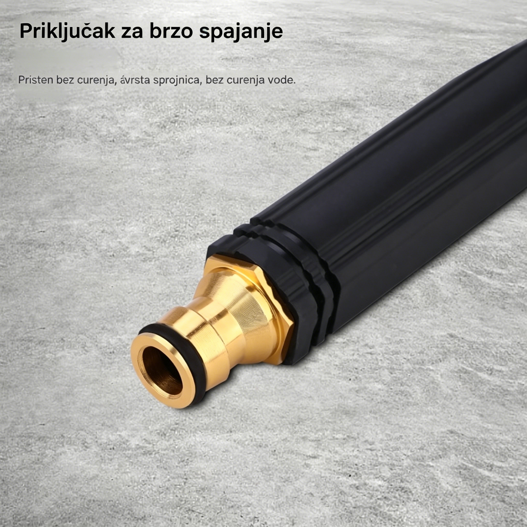 🚿[Set od 2 dijela]💧 Vodeni pištolj visokog tlaka: Pranje automobila, vrt, 10 puta veći tlak, više načina rada ⚡