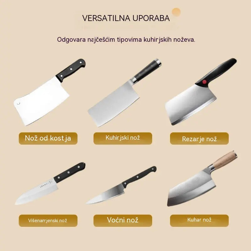 ⏳ 40% popusta! 🔪 Višenamjenski bežični električni oštrač za noževe, punjiv ✨