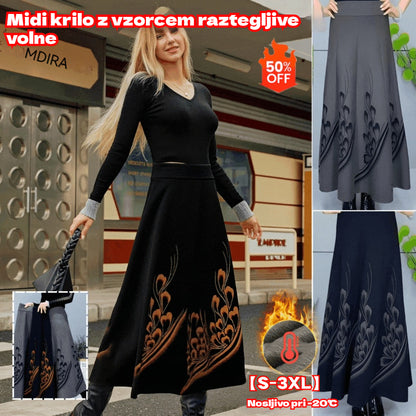 👗🎀【S-3XL】Sukňa z hrubej vlny na jeseň a zimu, štýlová a všestranná