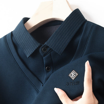 👔50% popusta🔥【M-4XL】Muški vrhunski dvodijelni termo top od kašmira