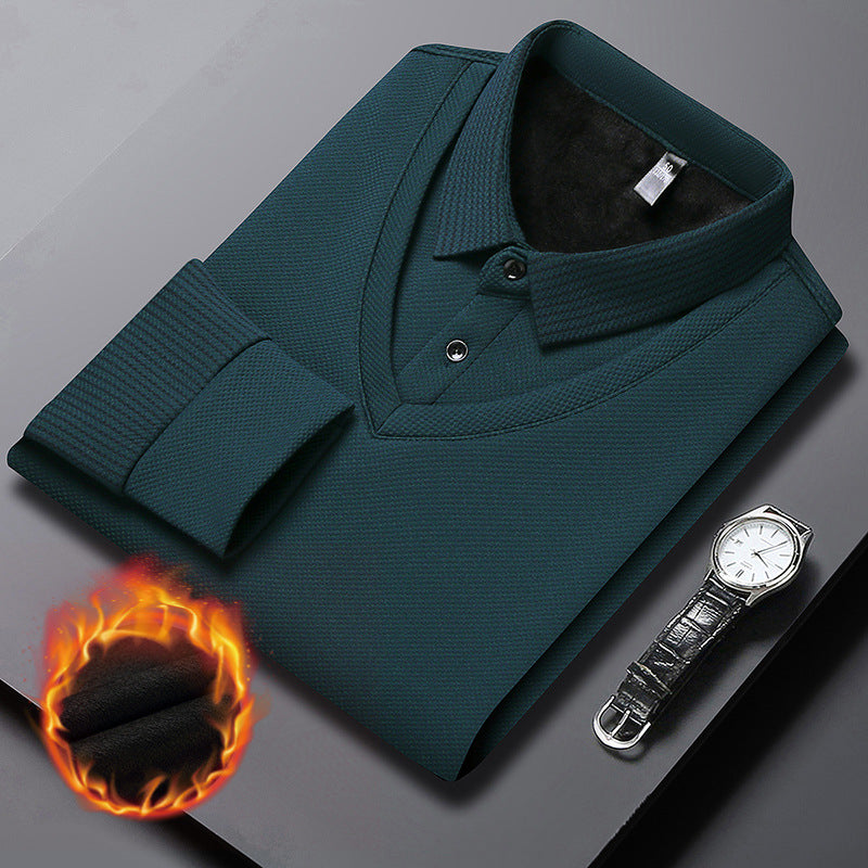 【M-4XL】Dvodijelna POLO majica s lažnim prugama