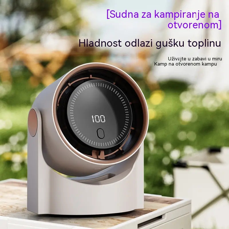 🧊🍃Novi stolni ventilator bez lopatica u obliku turbine (montaža na zid)
