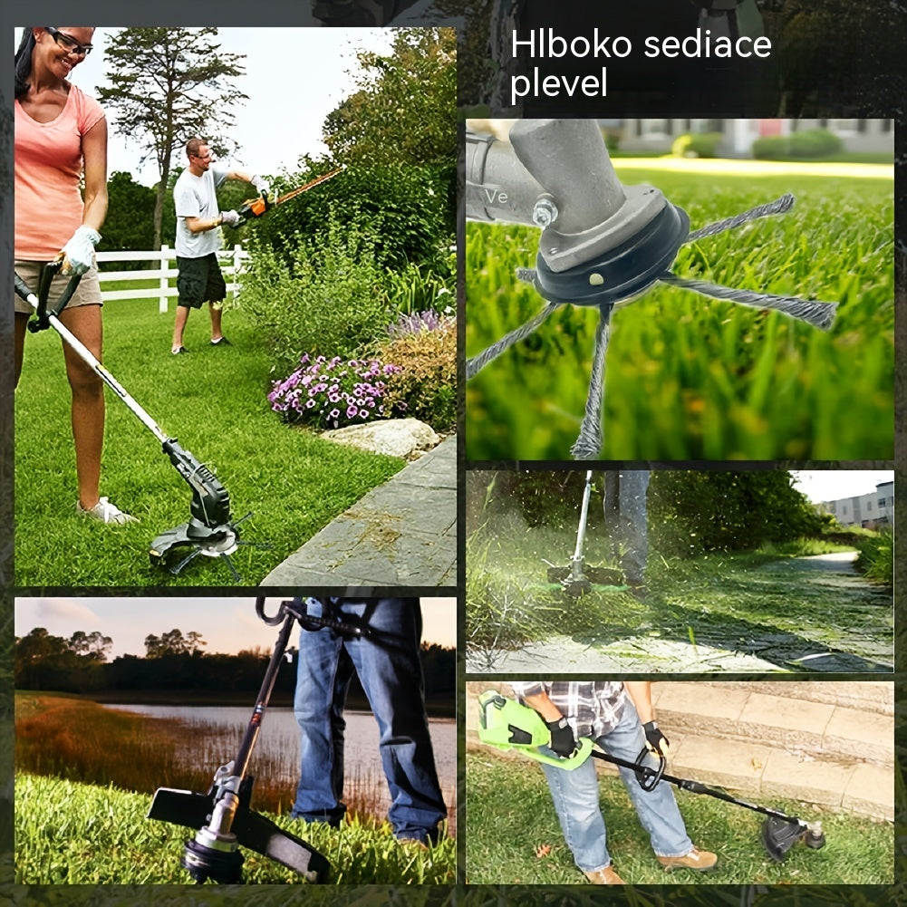 🔥✨【Kúpte 1 kus a získajte 1 zadarmo: 2 kusy】🔥 Vymeniteľná kosačka na kosačku/krovinorez - Oceľová kosačka na kosenie trávy 🌿✂️⚙️