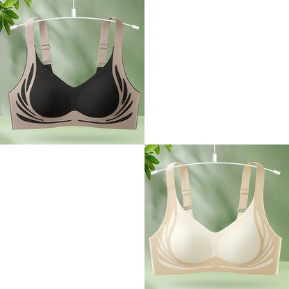 👙【Kúpte 1 a získajte 1 zdarma】Dámska jednodielna bezdrôtová podprsenka❤️【40-85KG】