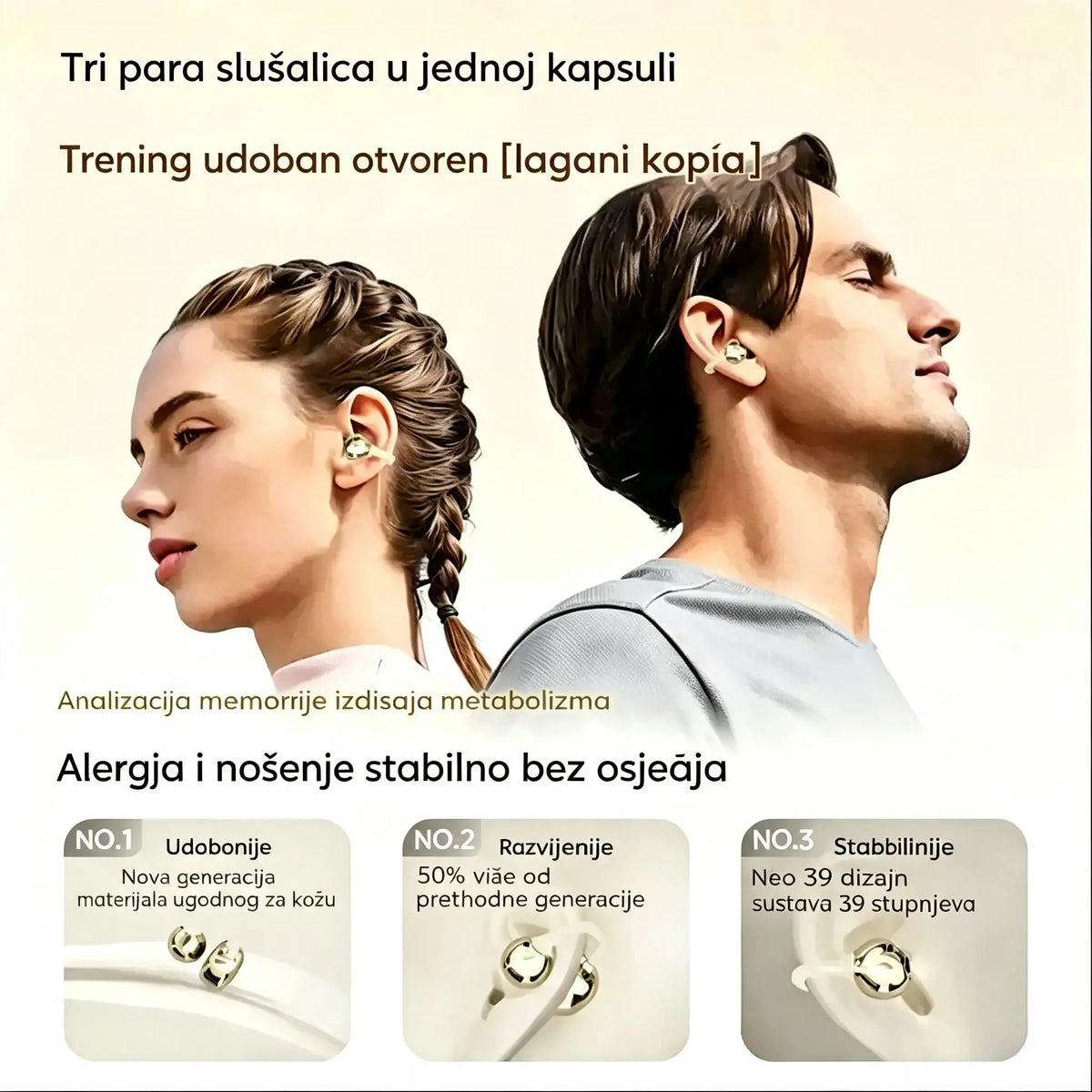 GT699S 6-u-1 bežične slušalice s više stilova i kutijicom za hitne slučajeve ✨