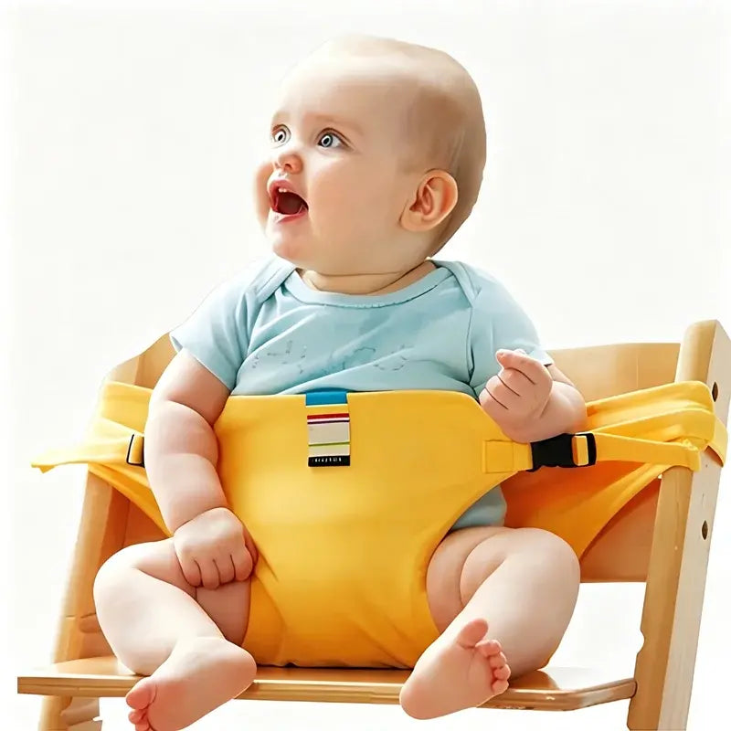 👶 Neizostavan proizvod za hranjenje djece u pokretu! Sigurnosni pojas za prijenosnu visoku stolicu, spreman za korištenje jednim klikom, sa zaštitom od pada! ✨🎒
