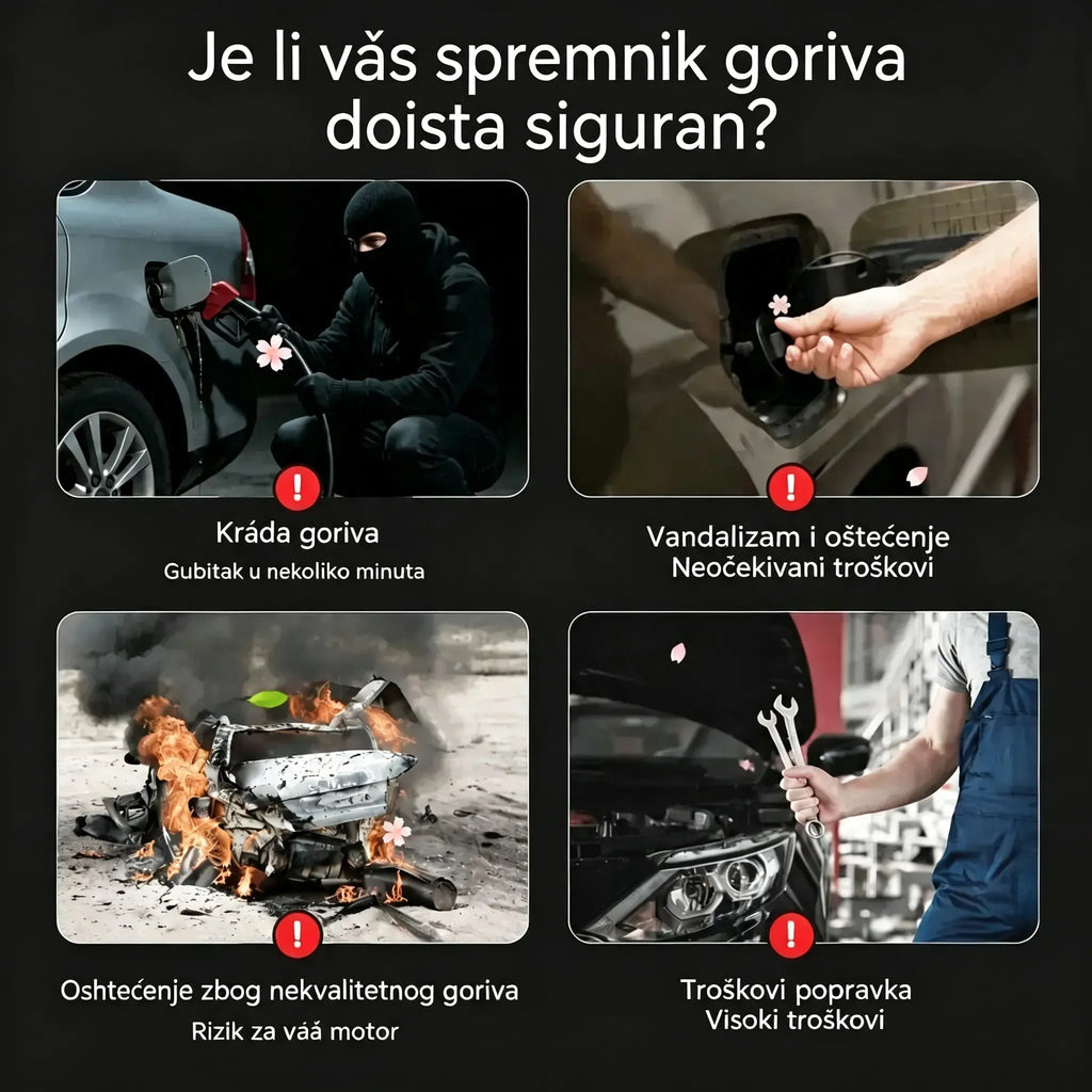 🚗🔒Izdržljiv čep spremnika goriva koji se zaključava (ključem)