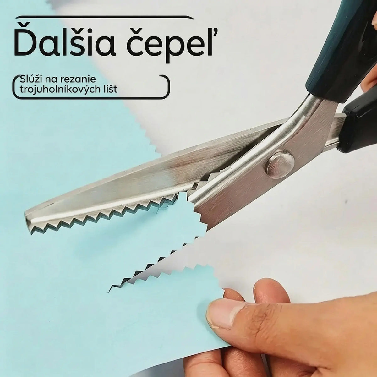 🔥 Kúpte 1, druhý získate zadarmo ✂️ Profesionálne cik-cak nožnice – ostré, zubaté, na látku aj papier. Polovičná cena – posledný deň!