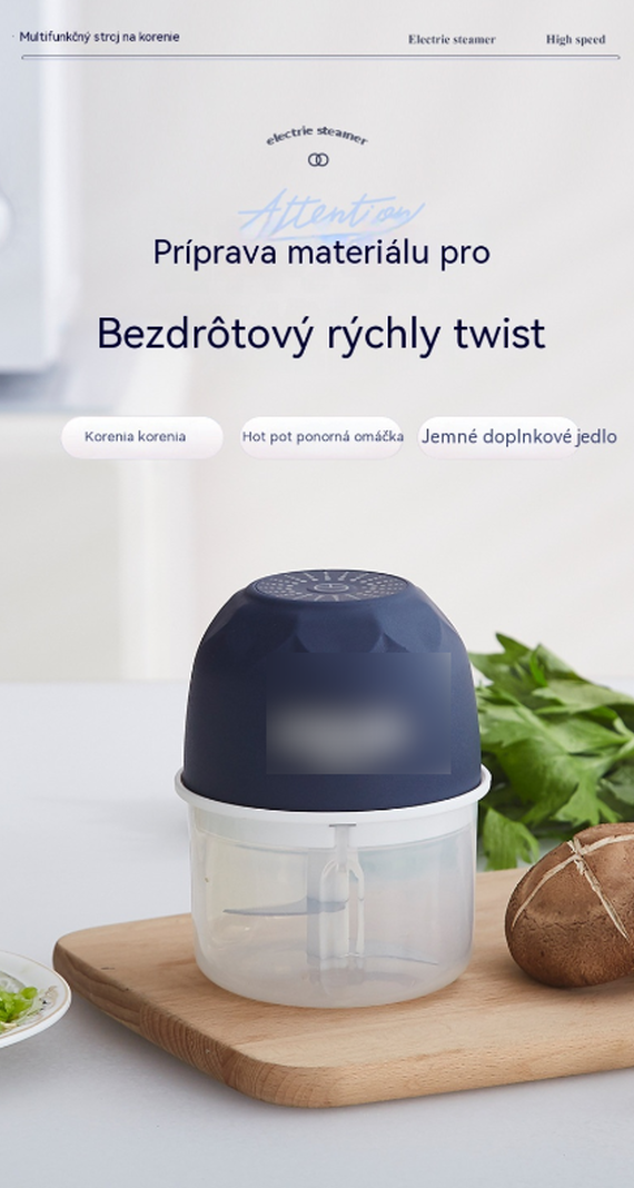 🔥Nakrájate, pomleté a očistíte za pár sekúnd. Bez káblov, bez námahy.🔥