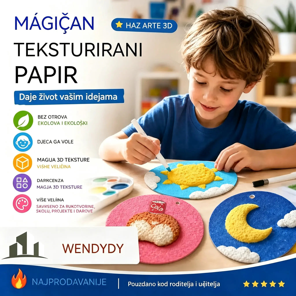 🎄Posebna ponuda iznenađenja! 🔮Savladajte čaroliju crtanja! 👩‍🎨Papir za crtanje s teksturom pjene🎁