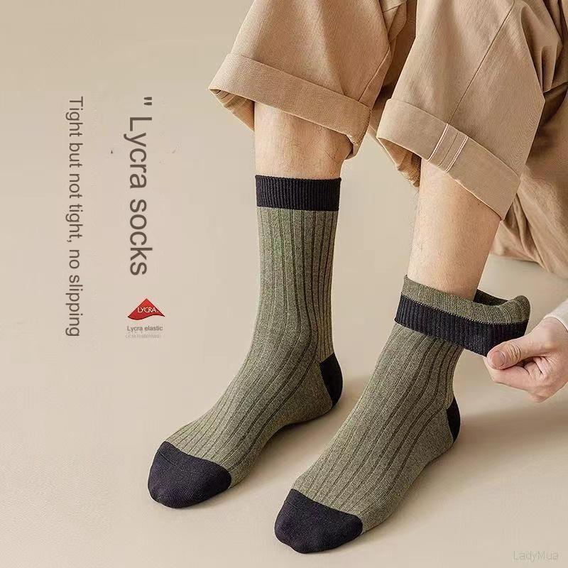 😍🧦【Χειμερινή προσφορά – αγοράζεις 5, παίρνεις άλλα 5 δωρεάν!】 2026 νέες ανδρικές βαμβακερές κάλτσες χειμώνα, αποσμητικές & απορροφητικές ιδρώτα