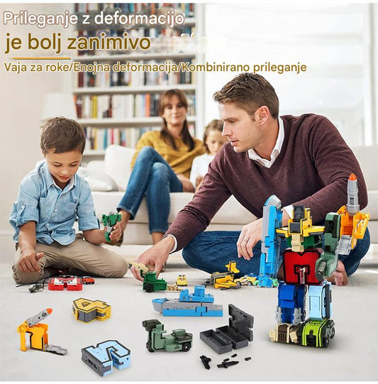 🔥【Najbolje prodajana】🧒Digitalno transformirajoča se robotska igrača za otroke