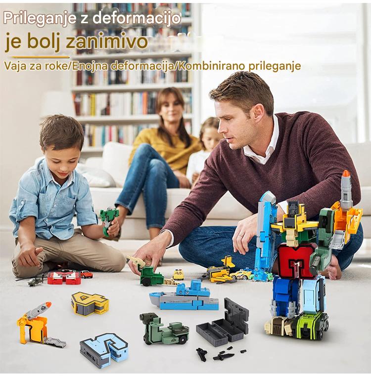 🔥【Najbolje prodajana】🧒Digitalno transformirajoča se robotska igrača za otroke