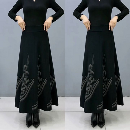 👗🎀【S-3XL】Jesensko in zimsko odebeljeno volneno krilo, modno in vsestransko
