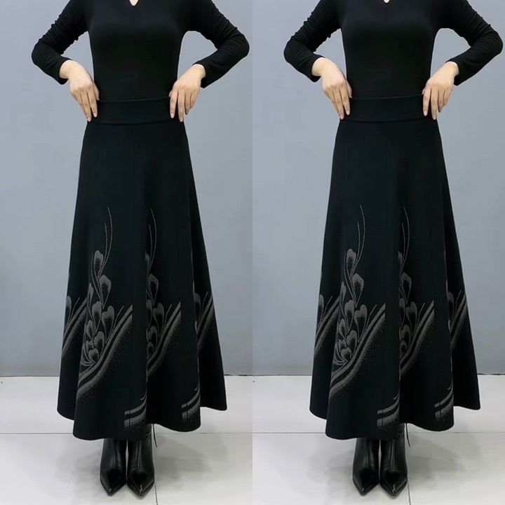 👗🎀【S-3XL】Jesenska i zimska vunena suknja, moderna i svestrana