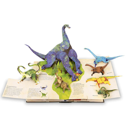 🔥【 Samo danes -40% popusta!】📕3D enciklopedija dinozavrov za otroke – prazgodovinski dinozavri, izskočna knjiga, poučna in izobraževalna knjiga