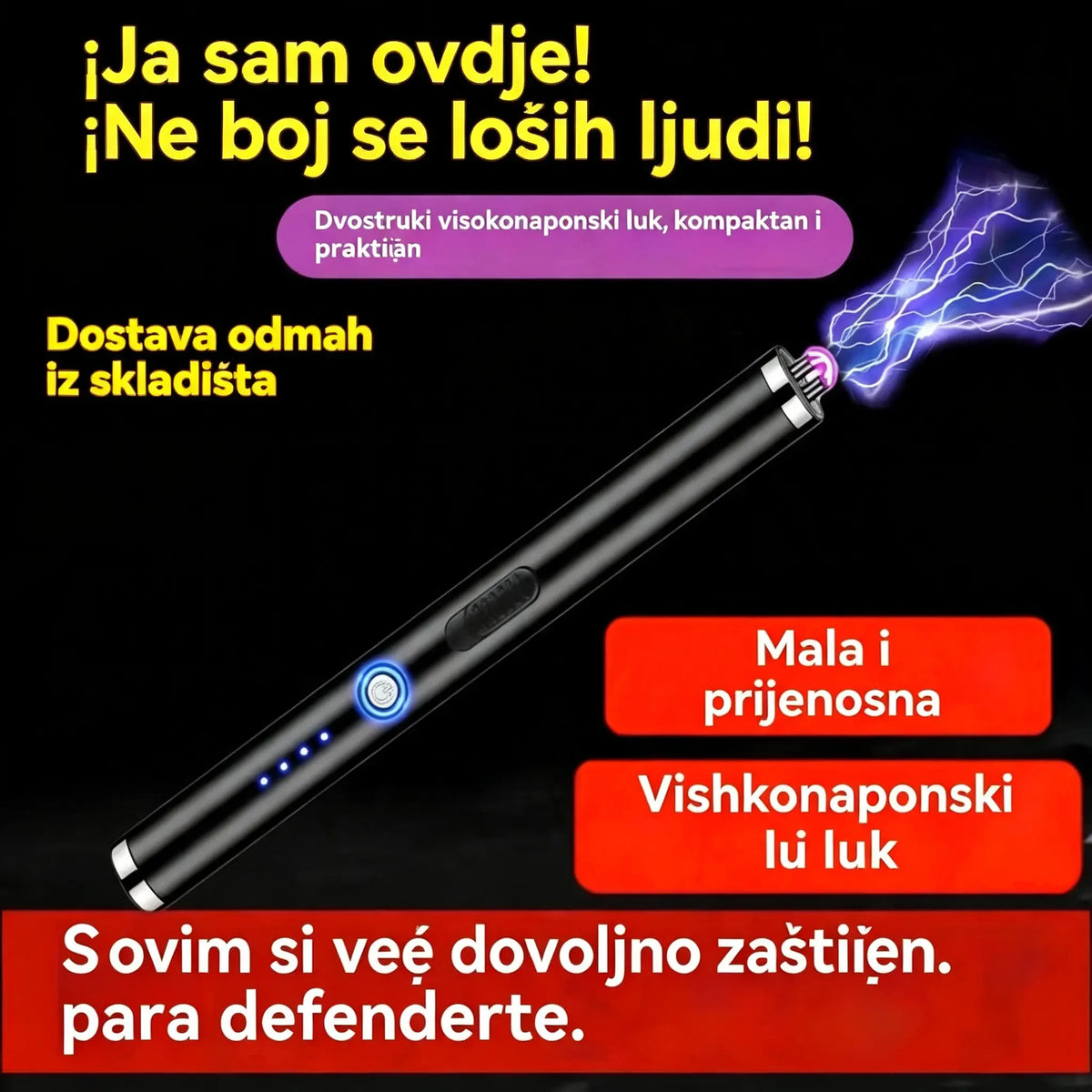 🎁50% POPUSTA🎁 Svjetiljka za samoobranu 4 u 1 Arc
