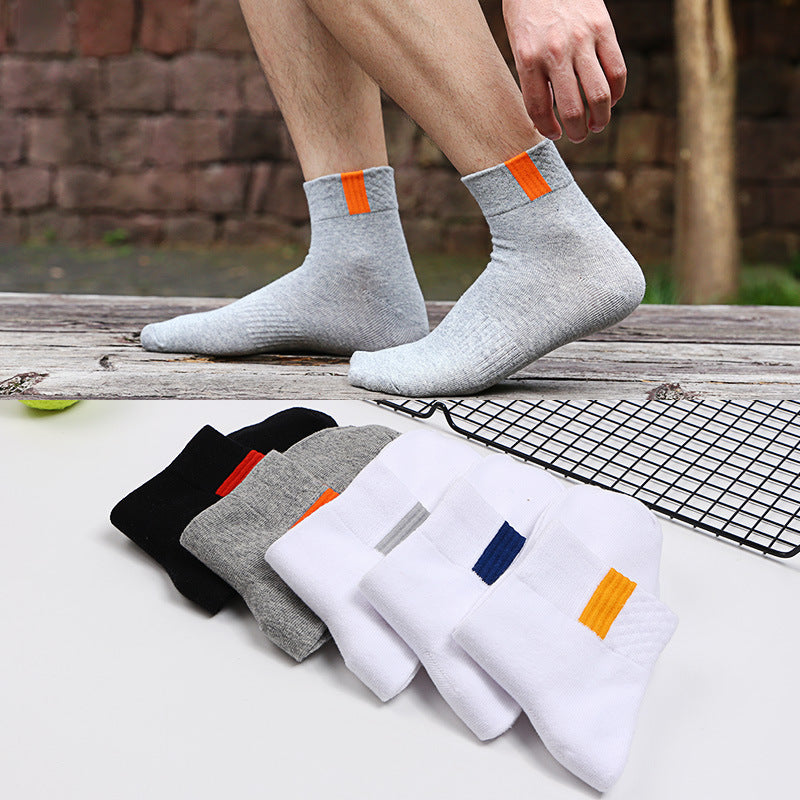 🧦【10 parov】Dižne, odporne na vonjave in vpijajoče znoj športne nogavice za moške