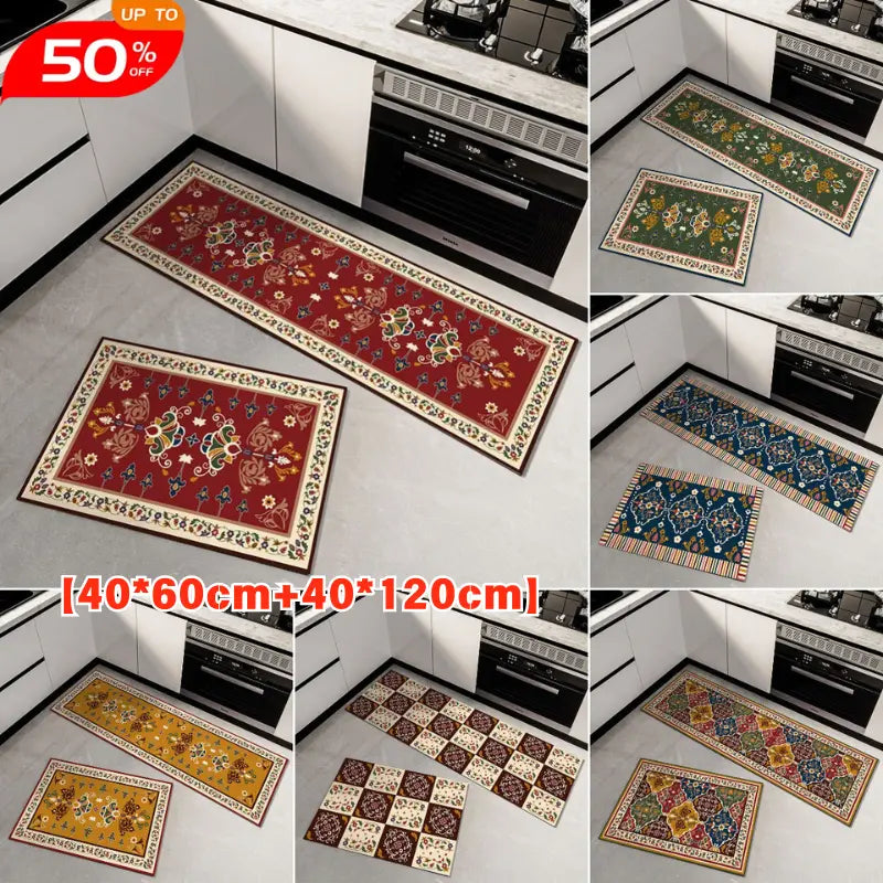 🔥【Kupite 1, dobijte 1 gratis】🏠💧Super upijajuća prostirka｜40×60+40×120 cm, neklizajuća i brzosušeća za dom
