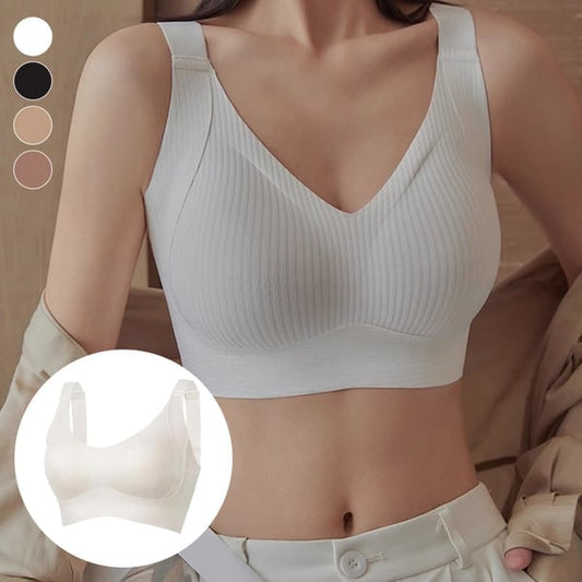 😍【Kupi enega, dobiš enega gratis】【49 % popust】【49 % popust】Ženski enodelni modrček brez rokavov❤️【40–95 kg】
