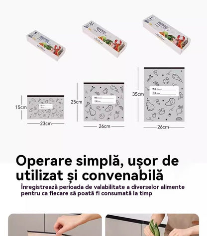 🔥🔥Celkom 30 antibakteriálnych hliníkových fóliových vrecúšok, super jednoduché použitie, pre zachovanie čerstvosti.