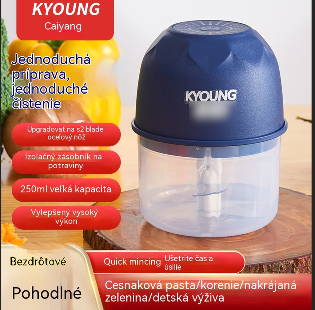 🔥Nakrájate, pomleté a očistíte za pár sekúnd. Bez káblov, bez námahy.🔥