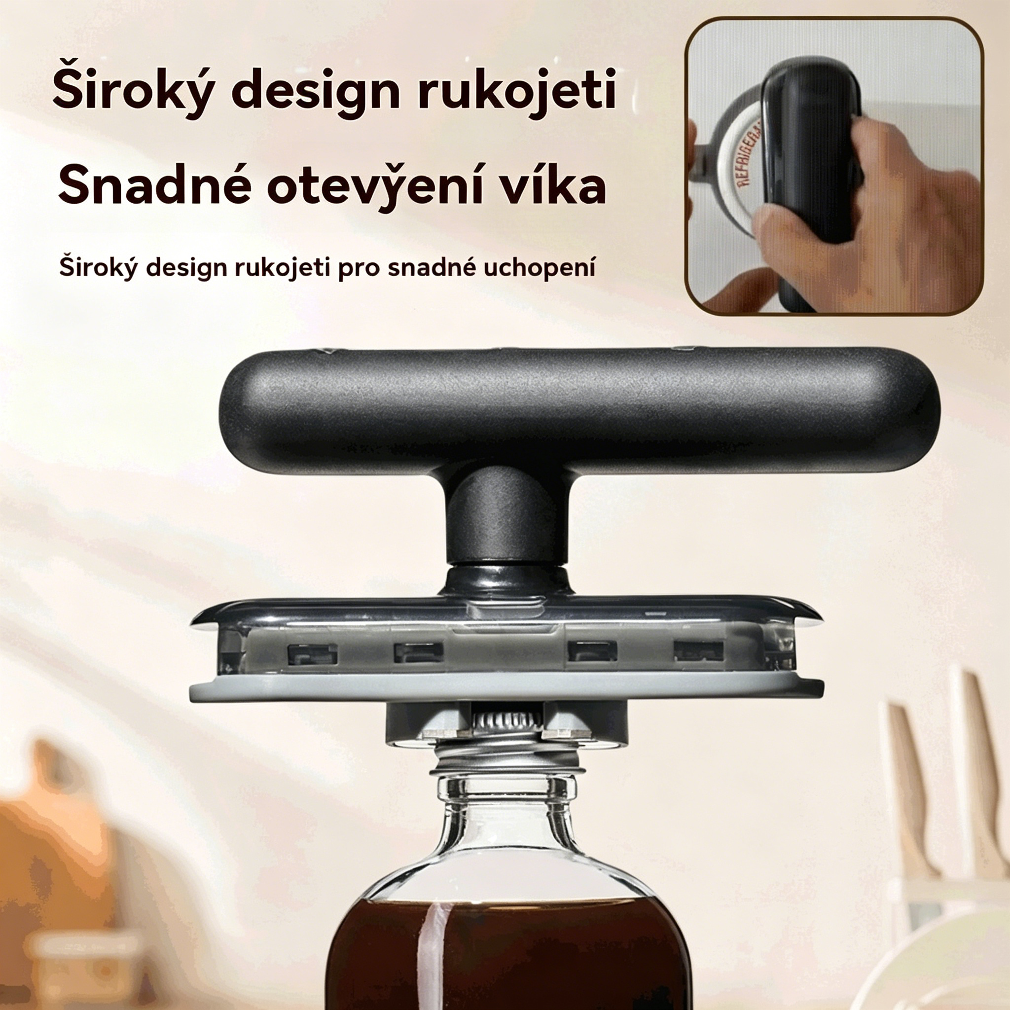 🌟 Otvírák na konzervy šetřící práci