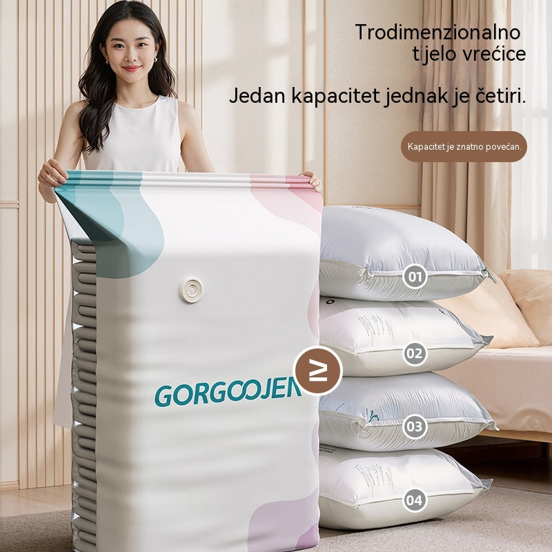 🧳 5 komada za 29 EUR 💨 Velika vakuumska torba za kompresiju: ne treba pumpu, nepropusna i štedi prostor u koferima i domu ✈️