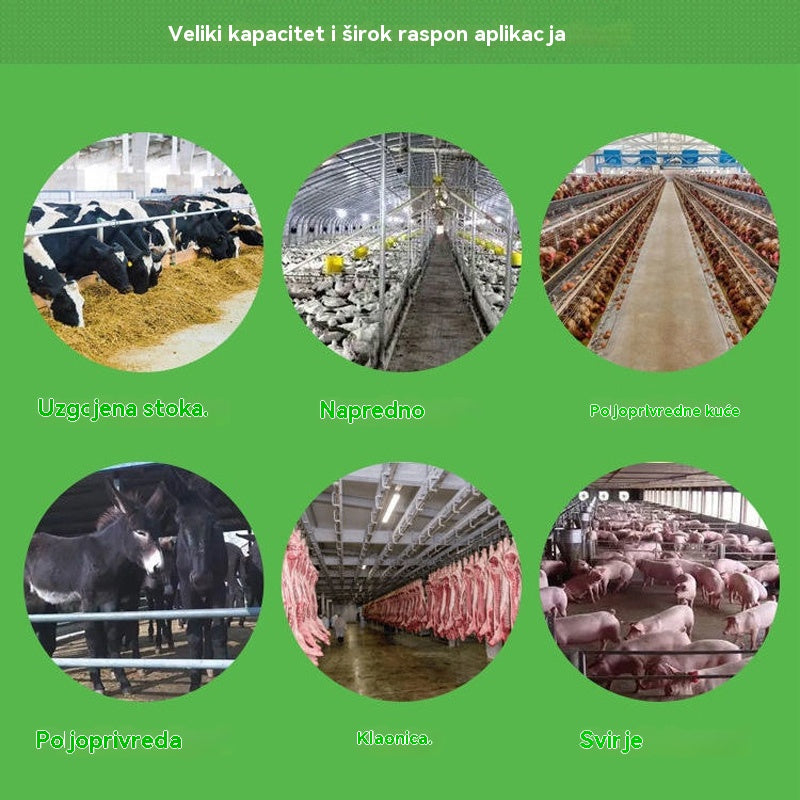 🦟【Iznenađujuća posebna cijena】❤️ Posebno dizajnirano za suzbijanje komaraca i muha na farmama, jedno pakiranje može ubiti buhe/skakavce/žohare/muhe/komarce!