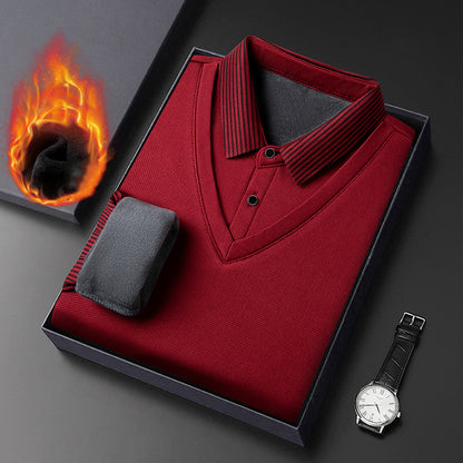 🔥👔【M-4XL】Nova moška dvodelna obleka iz imitacije šenila 2025
