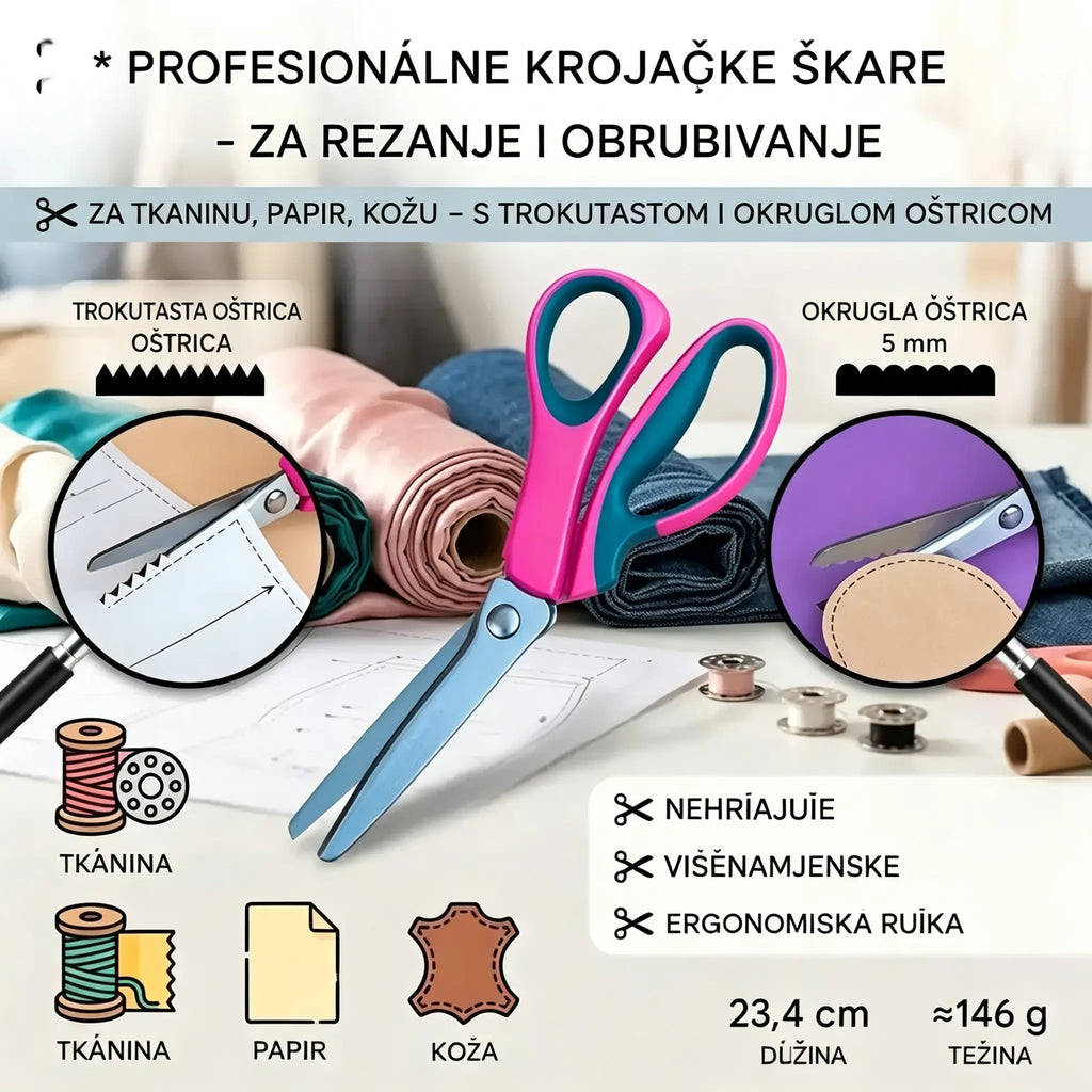 ✂️🧵Višenamjenske škare za rukotvorine, lako stvarajte prekrasnu čipku!