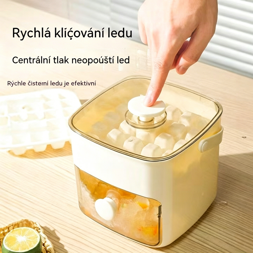 🔥🧊 Forma na kostky ledu 2026 s víkem: výroba ledu je snadná.