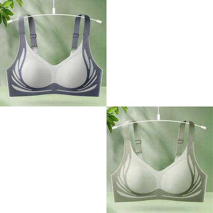 👙【Kúpte 1 a získajte 1 zdarma】Dámska jednodielna bezdrôtová podprsenka❤️【40-85KG】