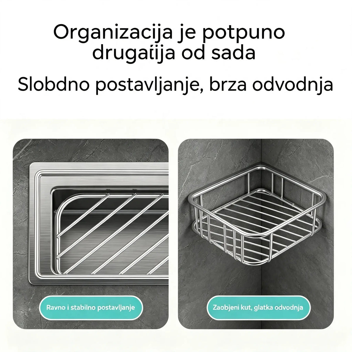 🔥【Kupite 1, dobijte 1 gratis】Ocjeđivač za sudoper koji štedi prostor