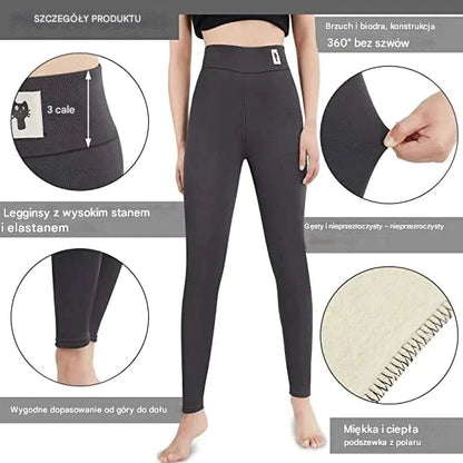 ✨⛄【Vásárolj egyet, kapsz egyet ingyen🔥】【S-5XL】Meleg gyapjú leggings nőknek - kötelező darab a 2025-ös őszi/téli szezonban-U