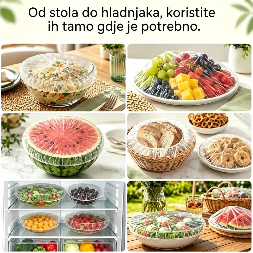 🔥(300 komada) Samo 24 eura🍽️Iznimno veliko, debelo, antibakterijsko plastično pakiranje prikladno za hranu